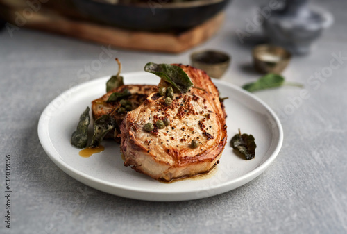 porkchop with sage.