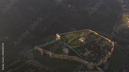 Aerial view of the city of Derbent. Dagestan