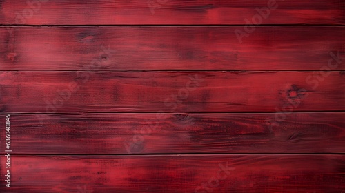 Close up of dark red painted wooden Planks. Wooden Background Texture 