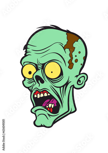 Individual Halloween Zombie Illustrations: Customizable Undead Art