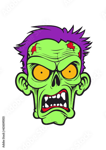 Individual Halloween Zombie Illustrations: Customizable Undead Art