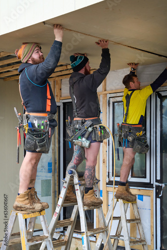 Tradies at work photo