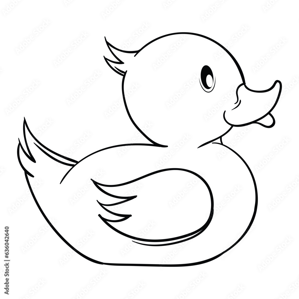 Hand drawing duck toy vector. Suitable for toys icon, sign or symbol.
Hand drawing duck toy vector. Suitable for toys icon, sign or symbol.