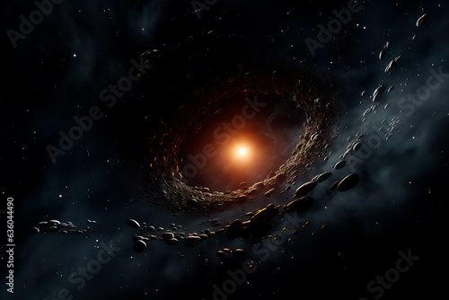 A Supermassive Black Hole at the centre of a galaxy