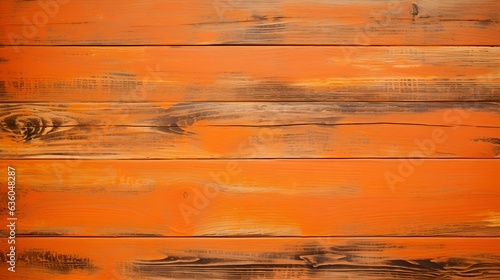 Wallpaper Mural Close up of orange painted wooden Planks. Wooden Background Texture
 Torontodigital.ca