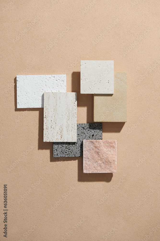 Flat Lay images of different size stones Flat Lay images of different size stones