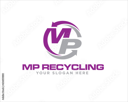 m p recycling and refresh logo for protection logo
