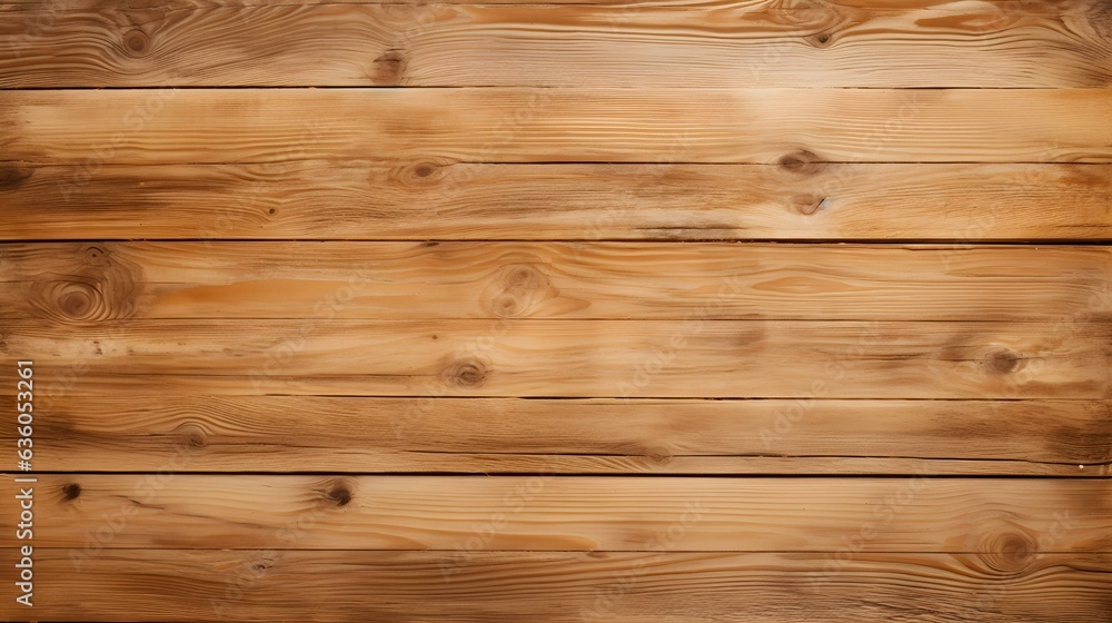 Fototapeta premium Close up of tan painted wooden Planks. Wooden Background Texture 