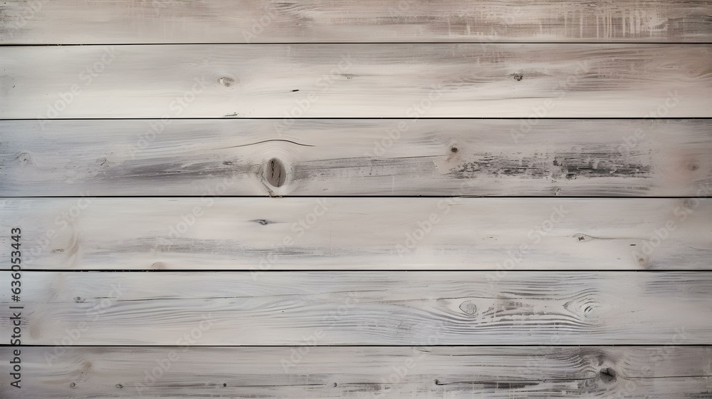 Naklejka premium Close up of taupe painted wooden Planks. Wooden Background Texture 