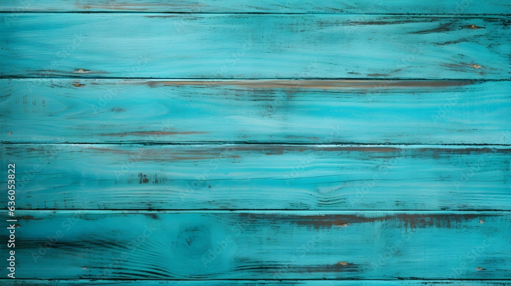Close up of turquoise painted wooden Planks. Wooden Background Texture
Close up of turquoise painted wooden Planks. Wooden Background Texture