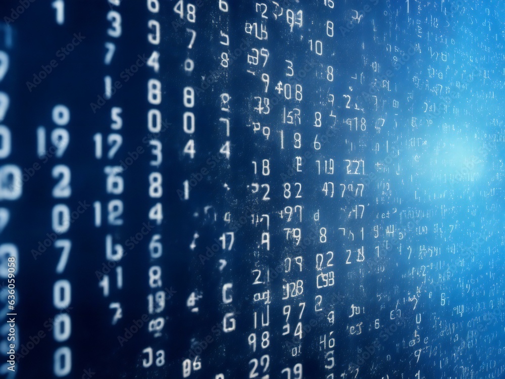 Technological background with binary system. Technological background with binary system.