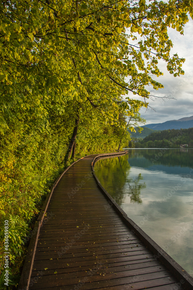 Lake Bled Reflections and Triglav National Park, Spring Season Photo, Julian Alps Bled, Slovenia Lake Bled Reflections and Triglav National Park, Spring Season Photo, Julian Alps Bled, Slovenia