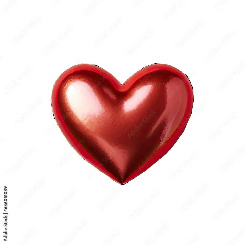 Valentine s Day concept with chocolate heart on transparent background Valentine s Day concept with chocolate heart on transparent background