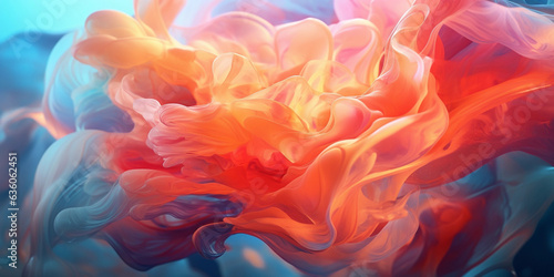 Vibrant Visual Symphony: Abstract Illustration Infused with Creative Flow, AI