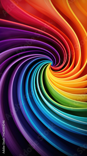 A rainbow of colors that float and swirl around each other creating optical illusions and other dreamlike Abstract wallpaper backgroun