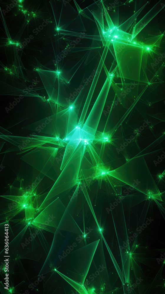 A sea of electric green neon fractals morphing and changing shapes within a dark starfilled background Abstract wallpaper backgroun A sea of electric green neon fractals morphing and changing shapes within a dark starfilled background Abstract wallpaper backgroun