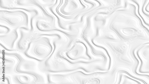 white background 3d abstract illustration, liquid marble and wavy surface flowing. can be used to represent 3d satisfying animation, video wallpaper or modern texture template