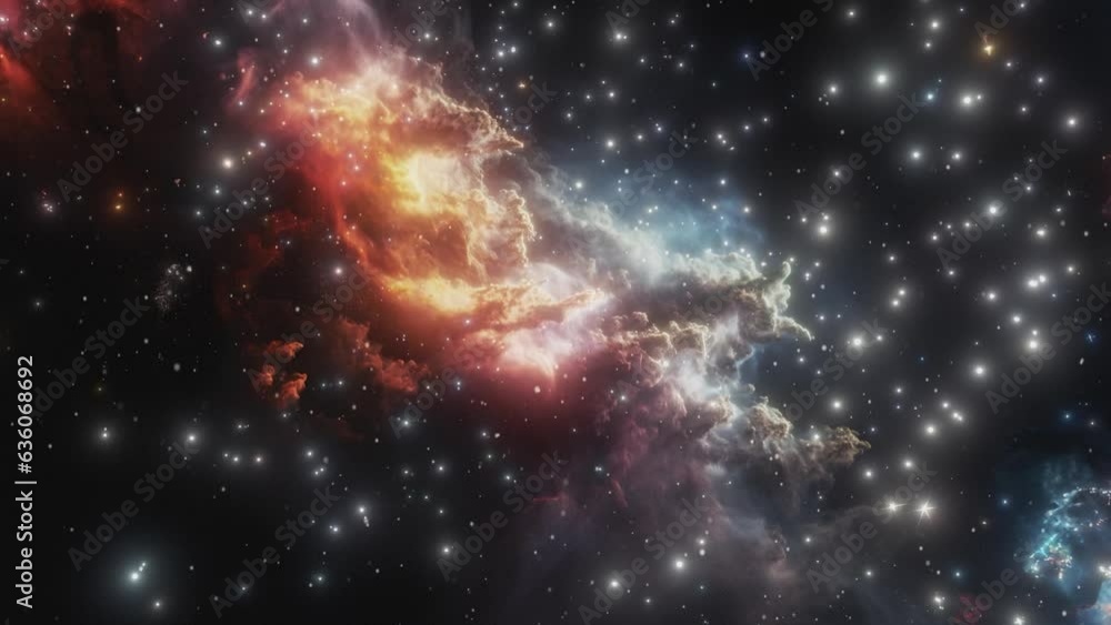 Beautiful cosmic nebula. Accumulation of gas and dust in space. Beautiful cosmic nebula. Accumulation of gas and dust in space.