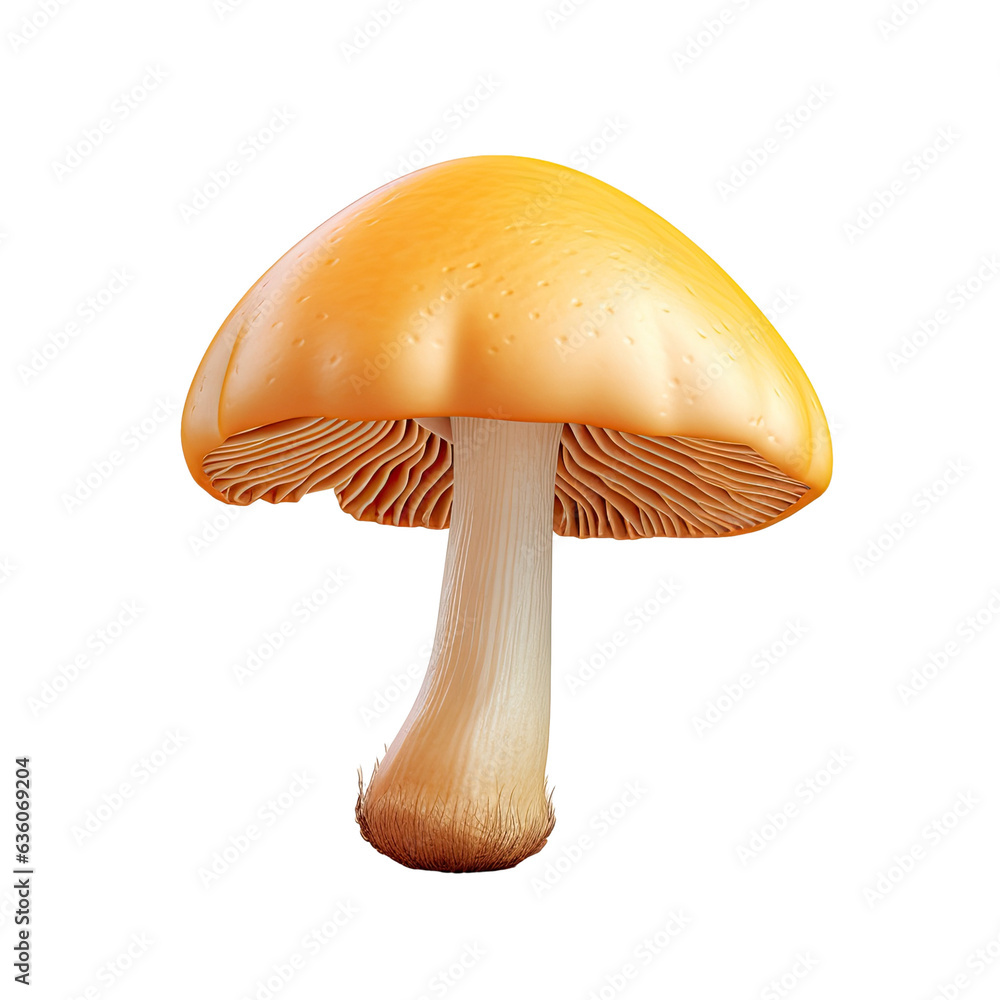 Delicious mushroom against transparent background Delicious mushroom against transparent background