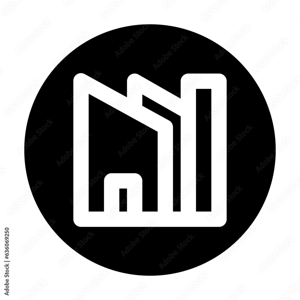 industry line icon best for web design