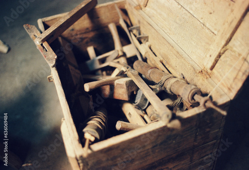 Old style woodworking tools
 photo
