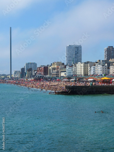 Brighton pier in England seaside 