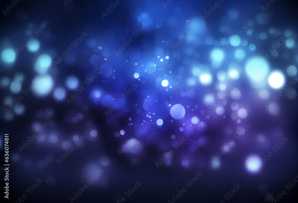 Abstract blue background with bokeh defocused lights Abstract blue background with bokeh defocused lights