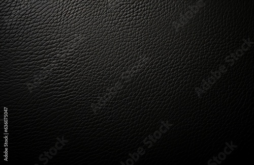 Black Leather Texture As Background. Created With Generative AI Technology © mafizul_islam