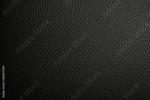 Black Leather Texture Background. Created With Generative AI Technology