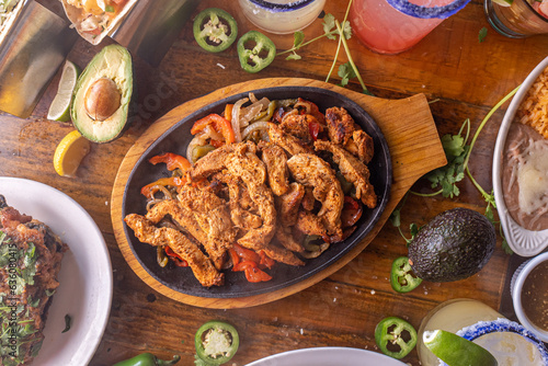 Fajitas overhead