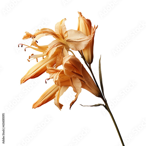 Day lilies dried on old wood can be cooked
