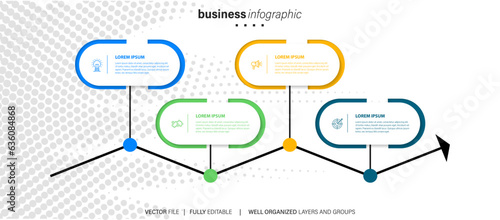infographics design with speech bubble
