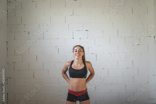 artistic gymnastics athlete training in a gym