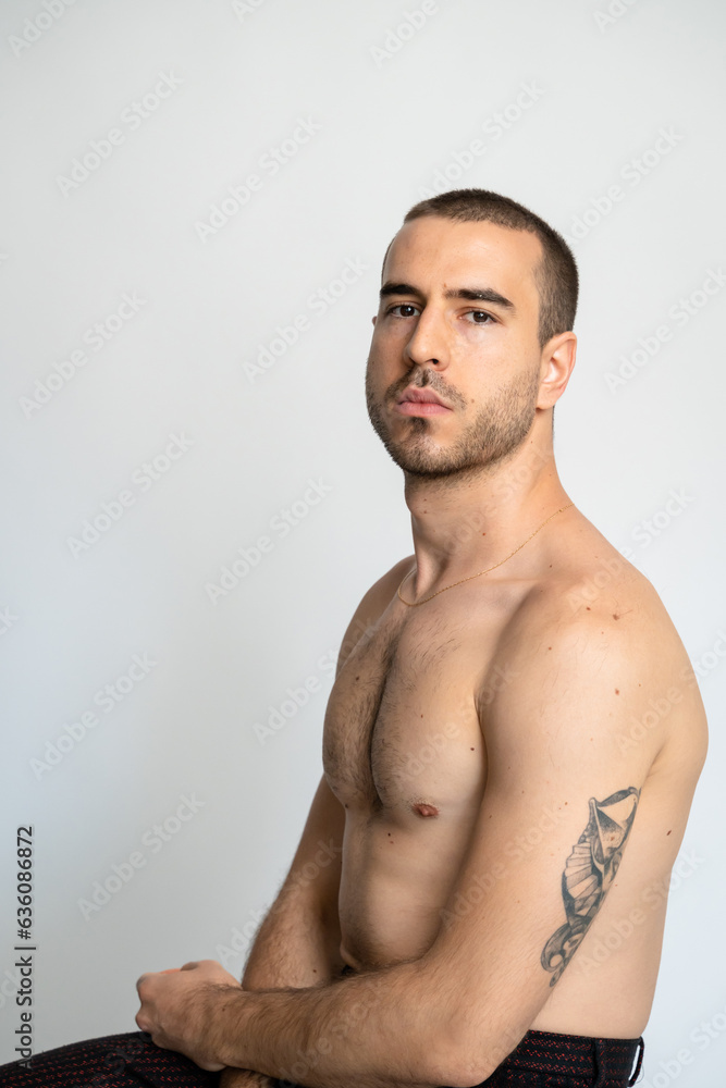 Portrait of man. Portrait of man.