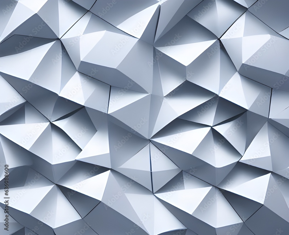 white abstract triangle background, 3d rendering white abstract triangle background, 3d rendering