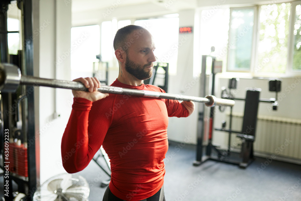 Portrait of a disabled athlete working out at the gym Portrait of a disabled athlete working out at the gym