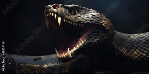 giant snake angry scary anaconda