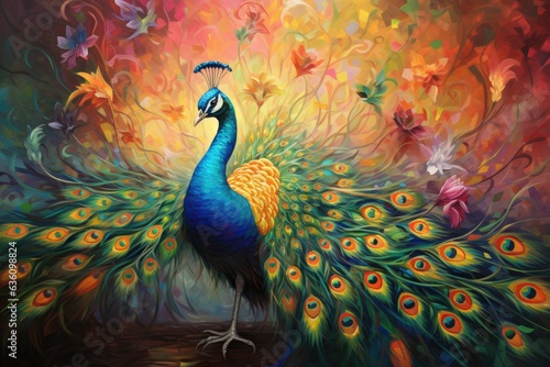 a majestic peacock © Tomi adi kartika