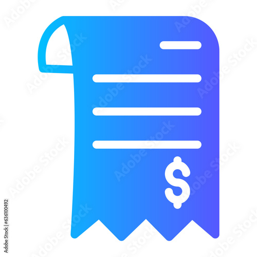bill Gradient icon