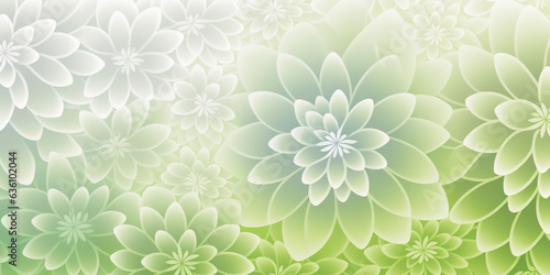 abstract flowers background