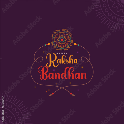 Raksha Bandhan Creative Vector Template