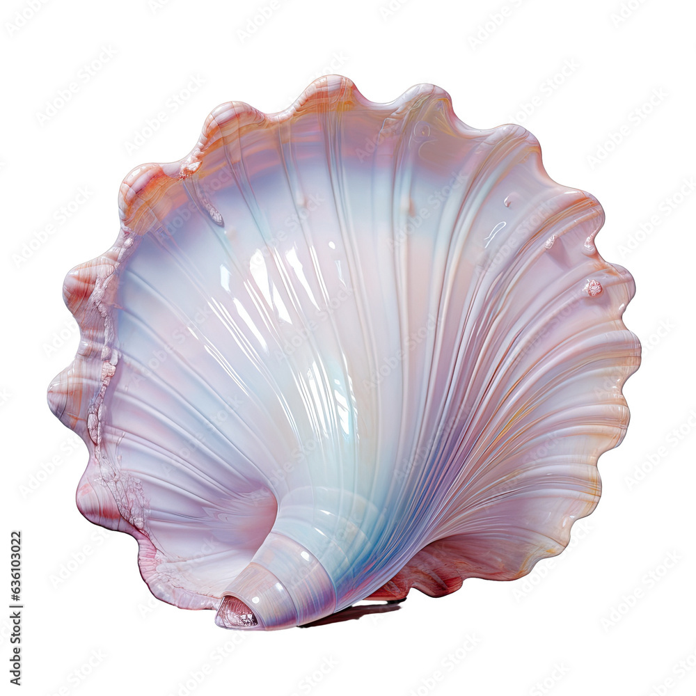 Shell against solid colotransparent background Shell against solid colotransparent background
