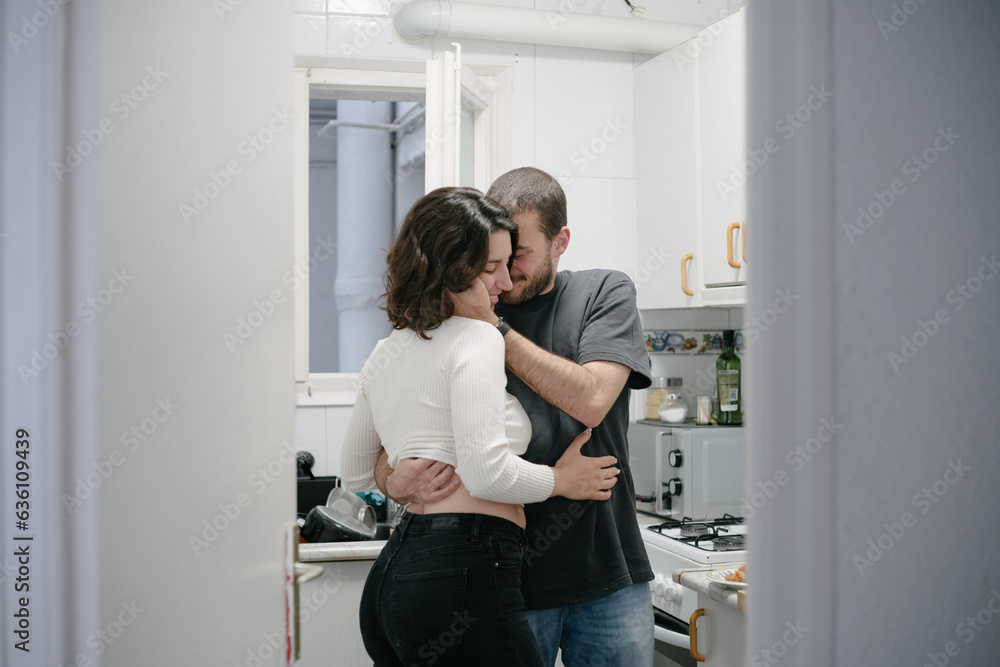 © Aurora D'Errico Prat/Stocksy - Couple hugging © Aurora D'Errico Prat/Stocksy - Couple hugging