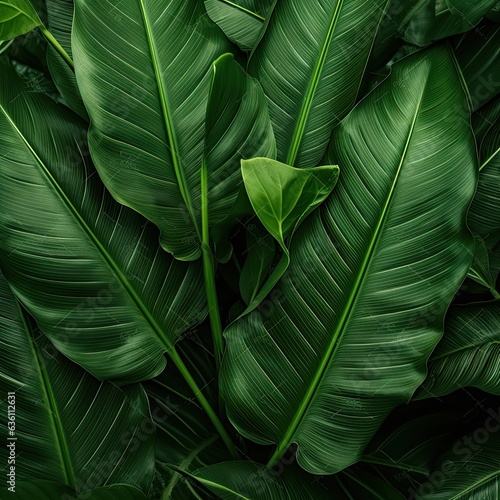 Tropical Foliage Charm: Vibrant Photoshoot Generative AI