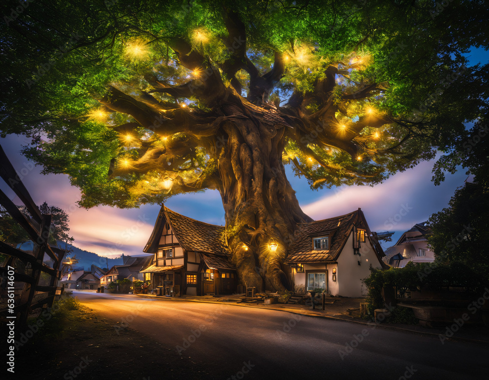 house under tree house under tree
