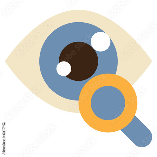 search finding eye care healthy glasses flat style