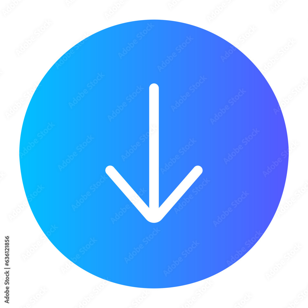 down arrow gradient icon down arrow gradient icon