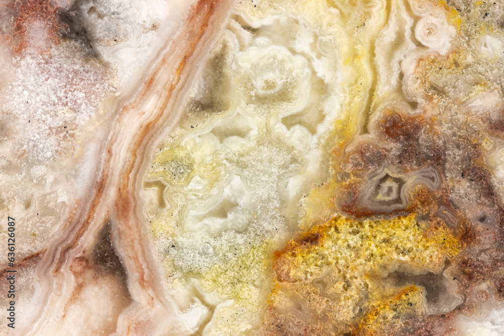 Abstract Colorful Pattern Of Agate Stone Abstract Colorful Pattern Of Agate Stone