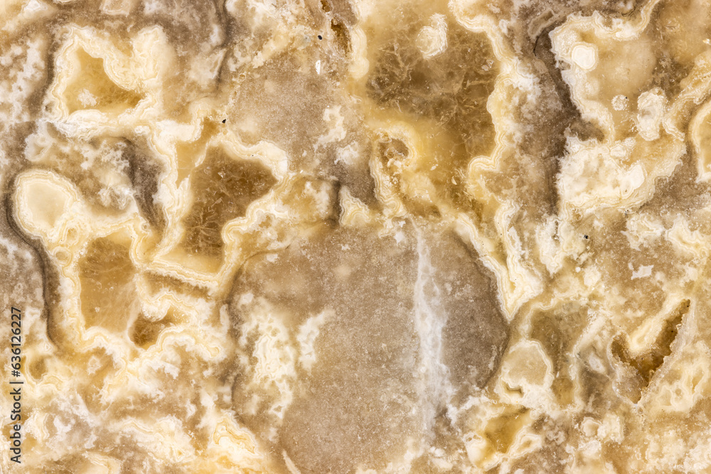 Abstract Beige Pattern Of Agate Stone  