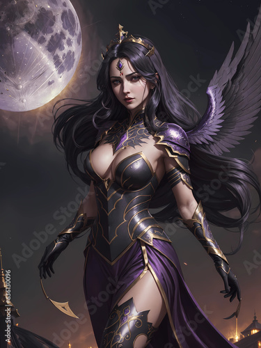 人工智能插图-折翼暗黑天使